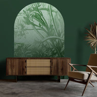 Green Ombre Flower – Standard Arc Wallpaper