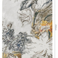 Grey Classic Flower – Standard Bow Wallpaper