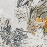 Grey Classic Flower – Standard Bow Wallpaper