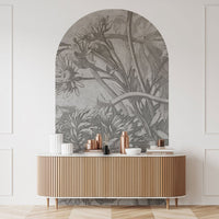 Grey Flower – Standard Bow Wallpaper