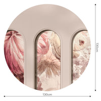 Libra Beige Harmony Earth – Circle Standard Wallpaper