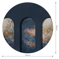 Libra Graphite Harmony Blue – Circle Standard Wallpaper