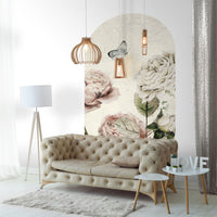 Roses Dream White – Standard Arc Wallpaper