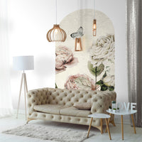 Roses Dream White – Standard Arc Wallpaper
