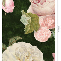 Roses Dark Green – Standard Arc Wallpaper