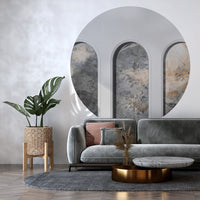 Libra Light Grey Harmony Ash – Circle Standard Wallpaper