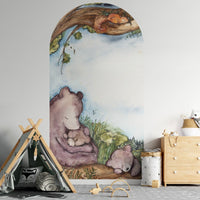 Bears Family – Standard Bow Wallpaper