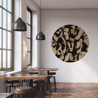 Faces – Tapeta Koło Standard