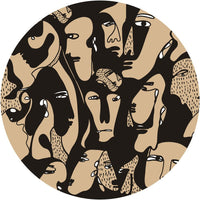 Faces – Wallpaper Circle Standard