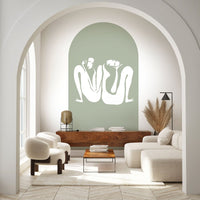 Couple Sage – Standard Bow Wallpaper