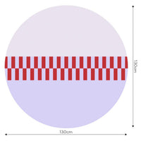 Pixel Lilac – Tapeta Koło Standard