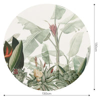 Rainforest Safari – Tapeta Koło Standard
