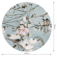 Trel Blue – Tapeta Koło Standard