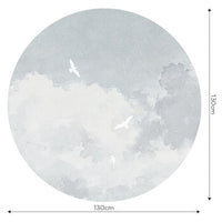 White Birds – Tapeta Koło Standard
