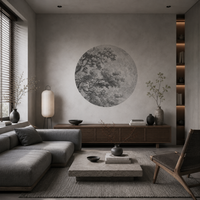 Sanctuary Grey – Tapeta Koło Standard