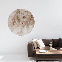 Wisteria Beige – Tapeta Koło Standard