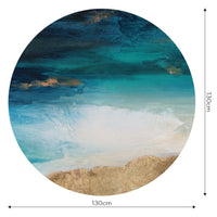 Santorini – Tapeta Koło Standard