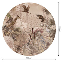 Secret Garden – Tapeta Koło Standard