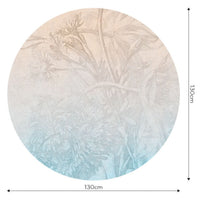 Sisal Ombre Flower – Tapeta Koło Standard