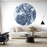 Blue Flower – Circle Standard Wallpaper