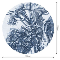 Blue Flower – Circle Standard Wallpaper
