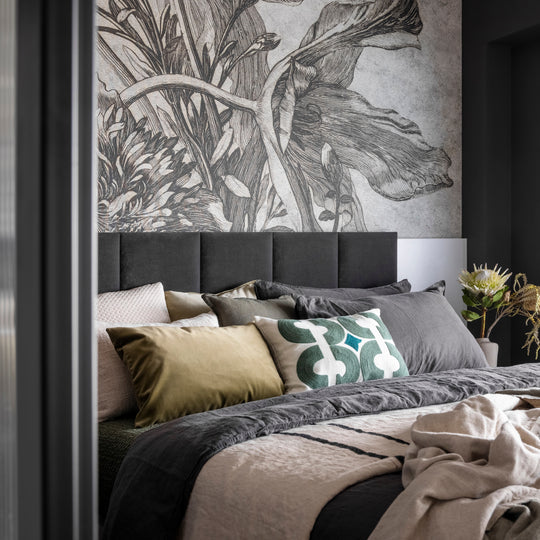 Tapeta Grey Flower