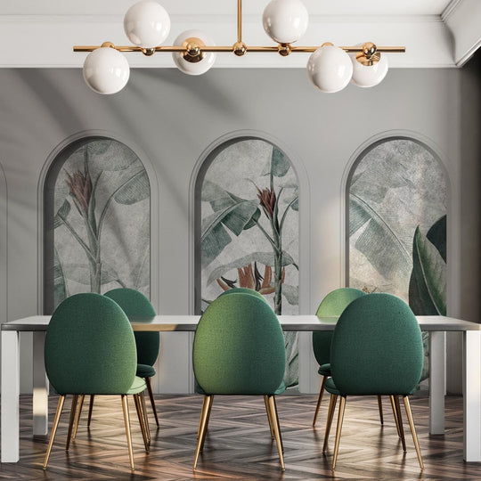 Libra Light Grey Rainforest - Tapeta w standaryzowanych rolkach