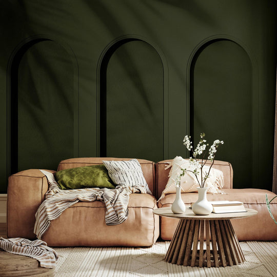 Libra Olive - Tapeta w standaryzowanych rolkach