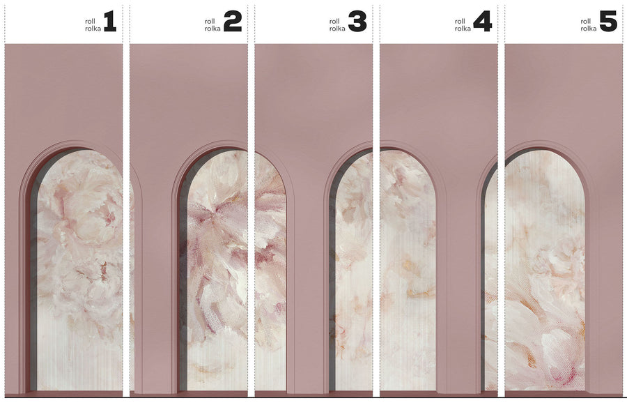 Libra Pink Prosecco - Tapeta w standaryzowanych rolkach