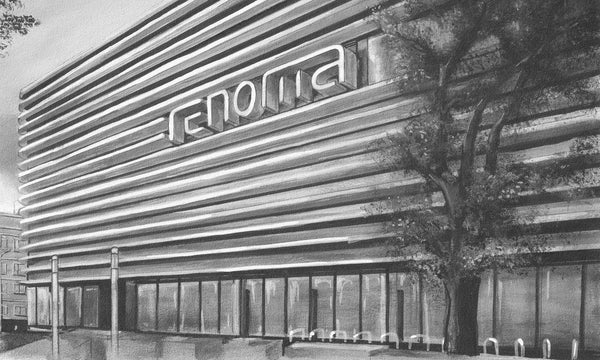 Mall B&W - Tapeta w standaryzowanych rolkach