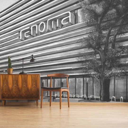 Mall B&W - Tapeta w standaryzowanych rolkach