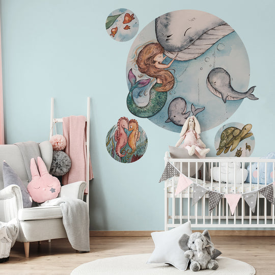 Tapeta Koło Sea Child