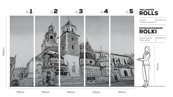Wawel - Tapeta w standaryzowanych rolkach