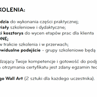 Certyfikacja montażysty - Tapety na wymiar+AQUA ZONE - 8-9.10.2026 Wrocław
