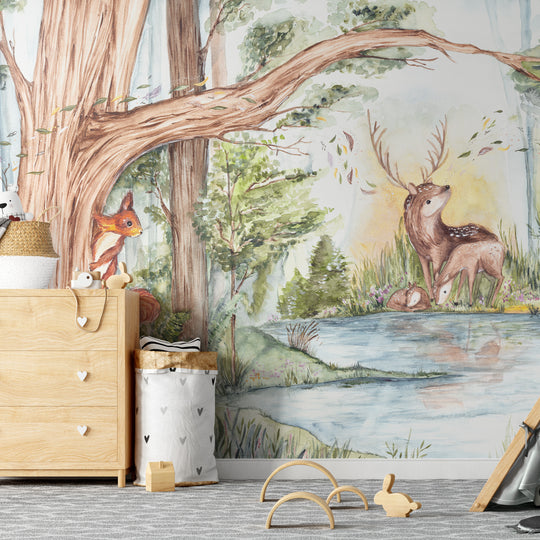 Tapeta Deer Friends