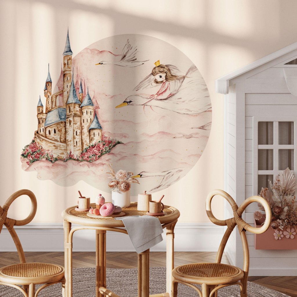 Swan Princess – Tapeta Koło Standard