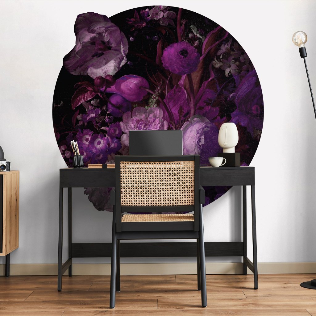 Violet Dream – Tapeta Koło Standard