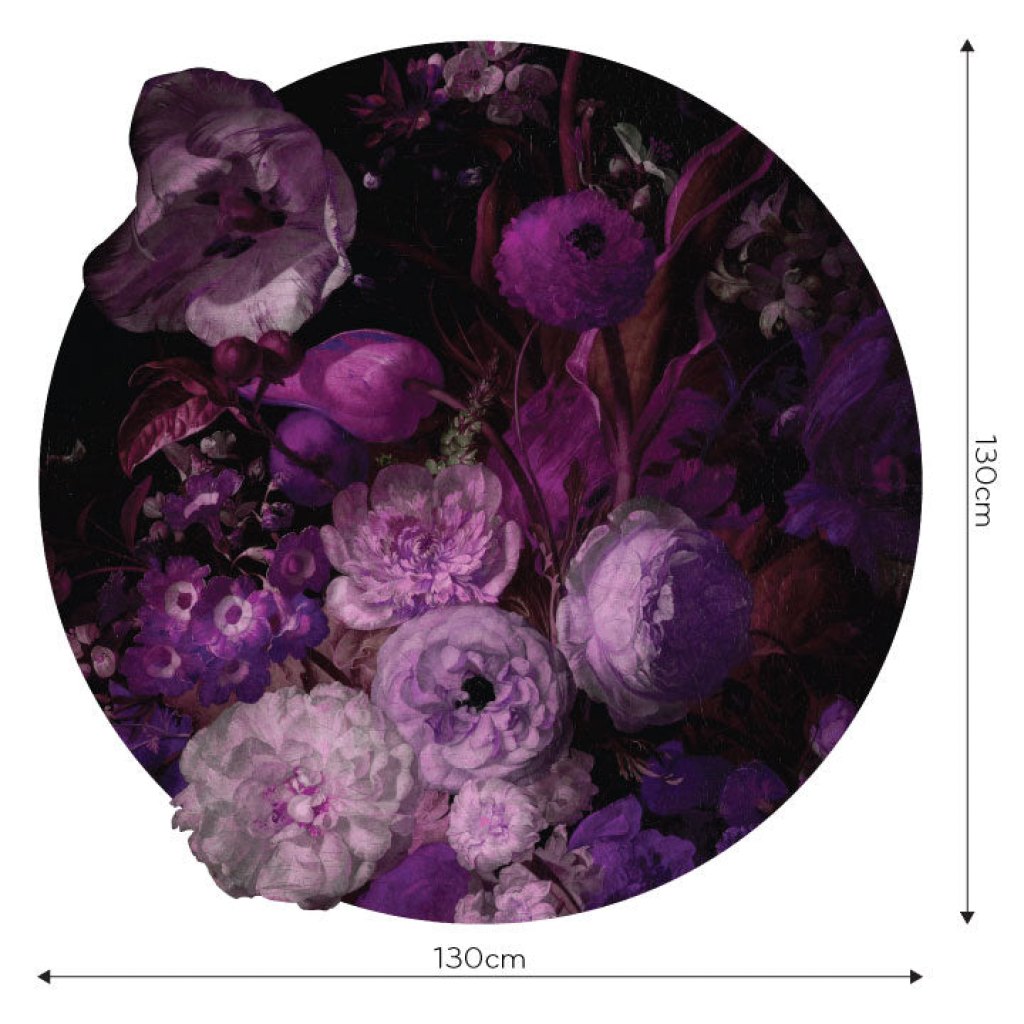 Violet Dream – Tapeta Koło Standard