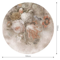 Boudoir Vintage – Tapeta Koło Standard