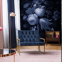 Boudoir Navy – Tapeta na míru