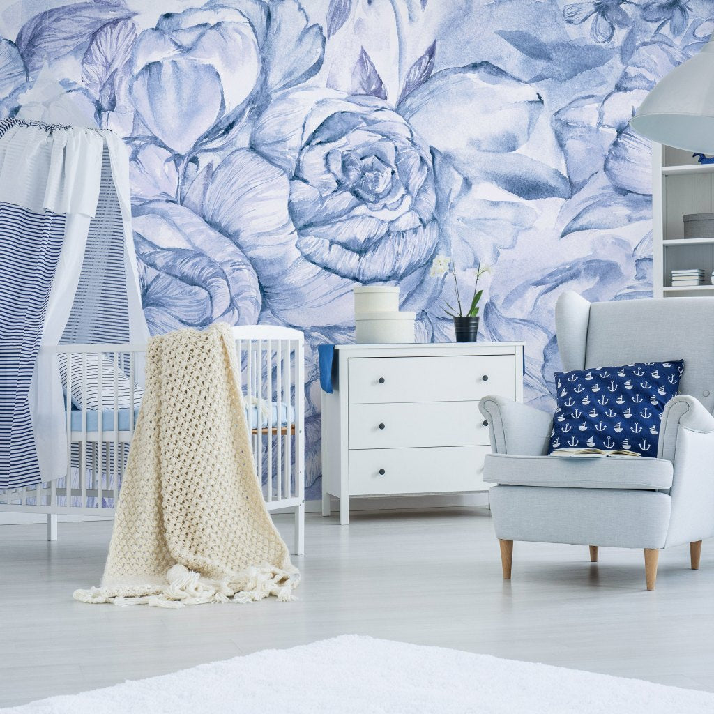 Brassica Blue – Tapeta na wymiar