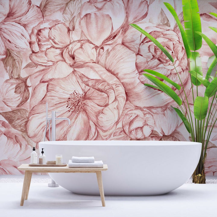 Brassica Pink – Tapeta na wymiar