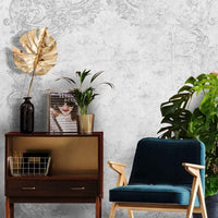 Classic Light Grey – Custom-made wallpaper