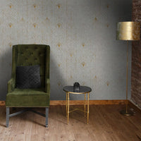 Concrete Fan Gold – Made-to-measure wallpaper
