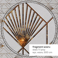 Concrete Fan Gold – Made-to-measure wallpaper