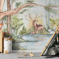 Deer Friends – Tapeta na míru