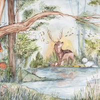Deer Friends – Tapeta na wymiar