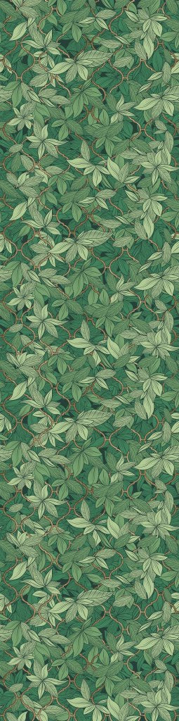 Edera Dark Green – Tapeta na míru