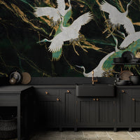 Emerald Tsuru – Tapeta na wymiar