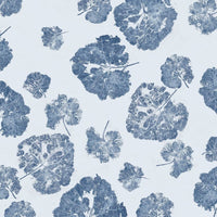 Foglia Navy – Tapeta na wymiar